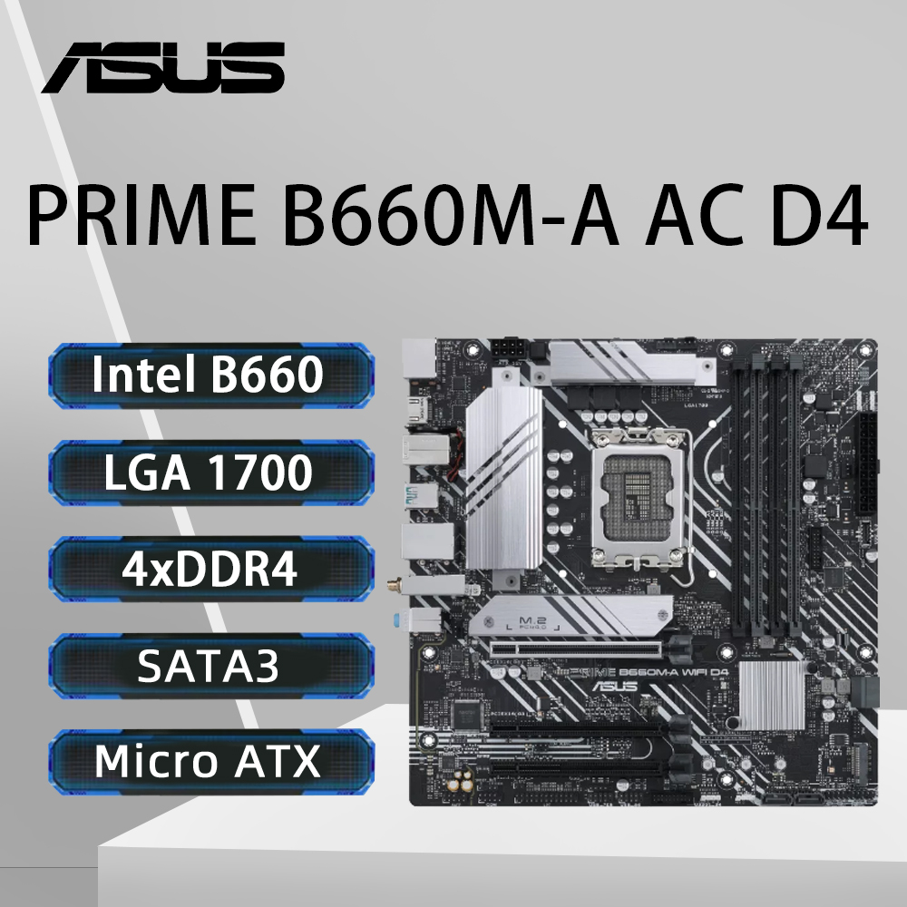 Intel Cpu Core I9 - Płyta główna ASUS PRIME B660M-A AC