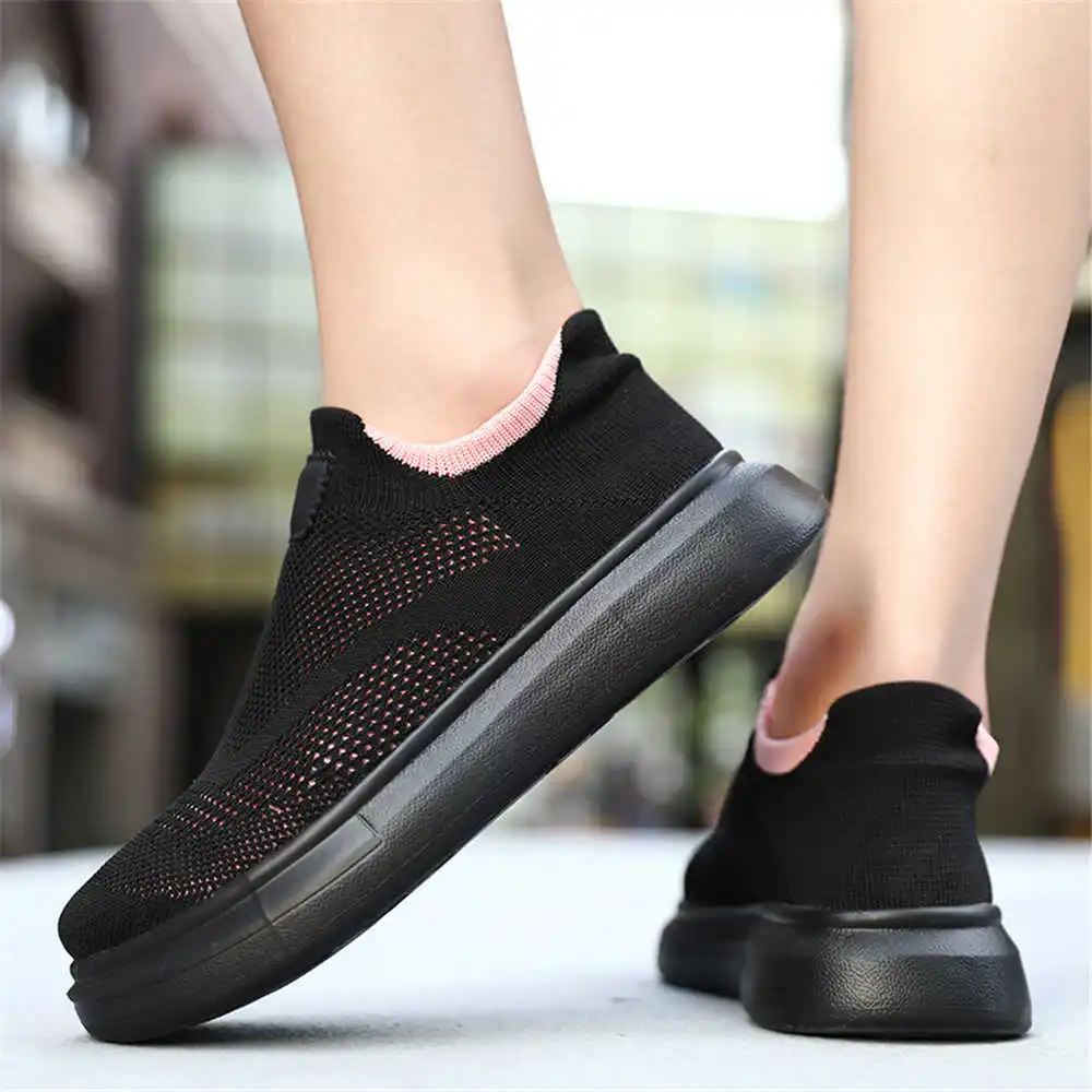 Office Tech Guy - Platform Stockings Brown Shoes For Woman